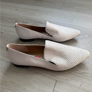 Calvin Klein Textured Cream Flats